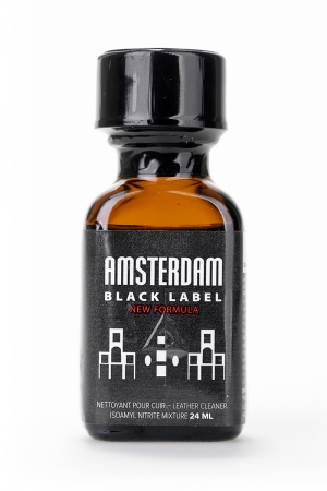 Poppers Amsterdam Black  label 24ml - Vibromasse