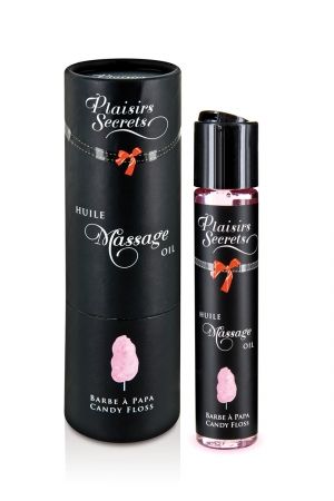 Huile de massage gourmande – Barbe a papa - Vibromasse