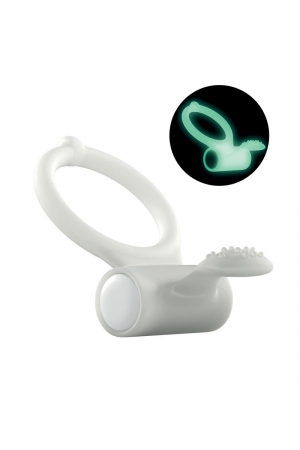 Cockring vibrant Power Clit Phospho - Vibromasse