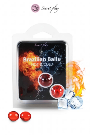 2 Brazillian balls effet chaud & froid - Vibromasse