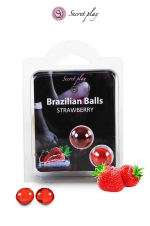 2 Brazilian Balls – fraise - Vibromasse