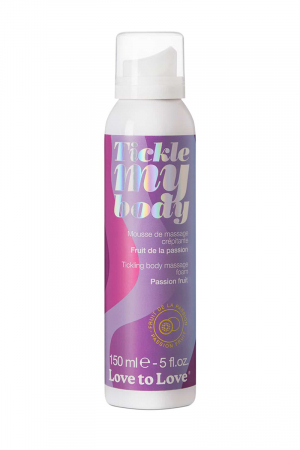 Mousse massage crépitante – fruits de la passion - Vibromasse