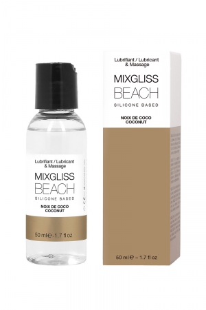 Mixgliss silicone – Noix de coco – 50ml - Vibromasse