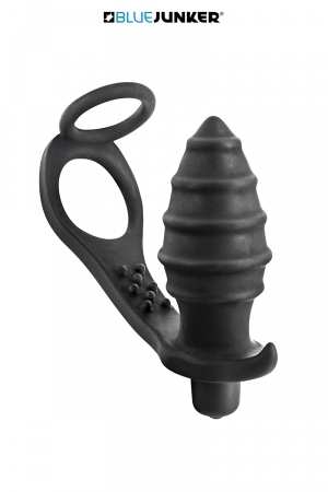 Plug anal vibrant et cockring - Vibromasse