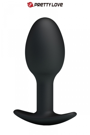 Plug anal 8,4 cm avec bille intégrée - Vibromasse