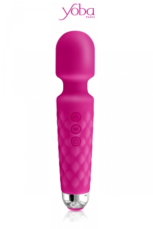 Vibro Love Wand rechargeable rose – Yoba - Vibromasse