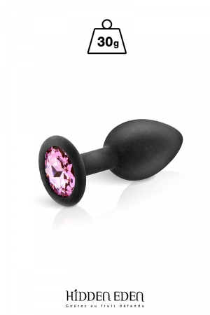 Plug bijou silicone noir S – Hidden Eden - Vibromasse