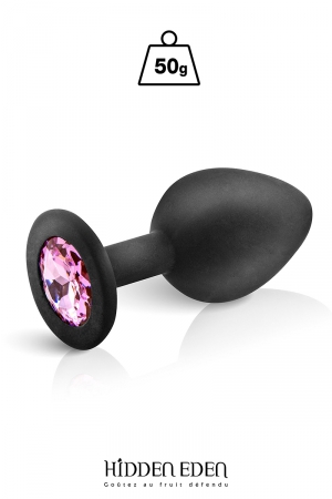Plug bijou silicone noir M – Hidden Eden - Vibromasse