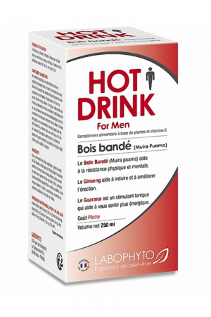 HOT DRINK Homme bois bandé 250 ml - Vibromasse