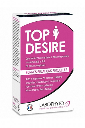 TopDesire Femme (60 gélules) – Labophyto - Vibromasse