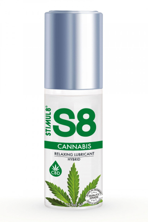 Lubrifiant S8 hybride Cannabis 125ml - Vibromasse