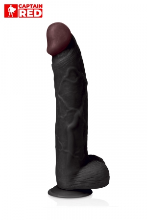 Gode XXL Prodigy Black 32 x 6 cm – Captain Red - Vibromasse