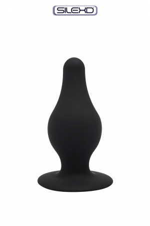 Plug anal The Original Model 2 noir 7,2 cm – SilexD - Vibromasse