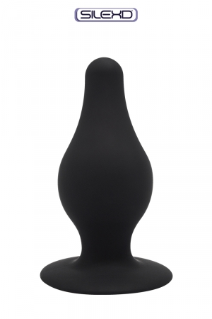 Plug anal The Original Model 2 noir 10,2 cm – SilexD - Vibromasse