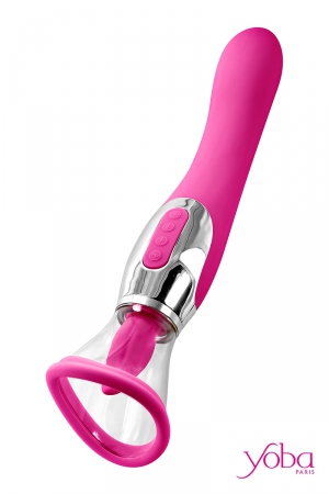 Stimulateur 4 en 1 Harmony fuchsia – Yoba - Vibromasse