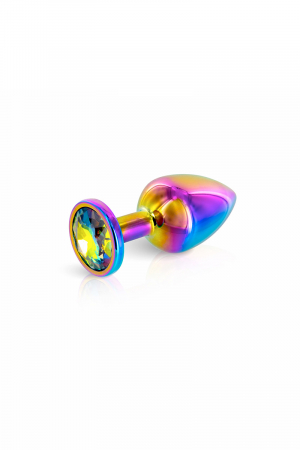 Plug bijou arc-en-ciel S – Litolu - Vibromasse