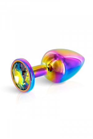 Plug bijou arc-en-ciel L – Litolu - Vibromasse