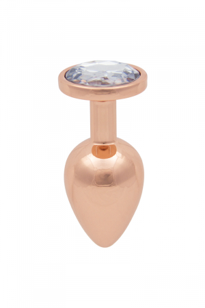 Plug bijou rose gold L – Litolu - Vibromasse