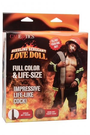 Poupée masculine Sizzling Sergeant Love Doll - Vibromasse