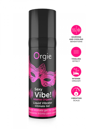 Gel d&rsquo;excitation Sexy Vibe Intense Orgasm Liquid Vibrator - Vibromasse