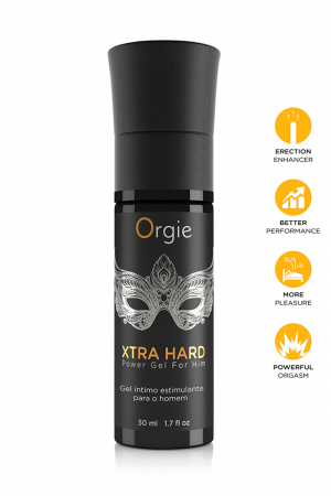 Gel stimulant l&rsquo;excitation et l&rsquo;érection Xtra Hard - Vibromasse