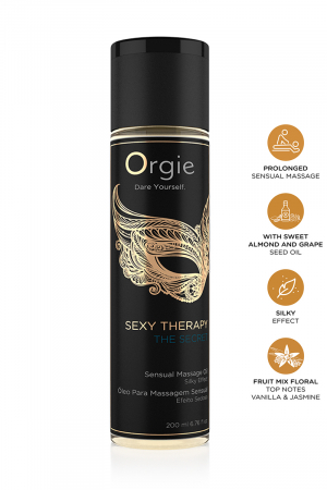 Huile De Massage Sensuelle Sexy Therapy The Secret 200ml - Vibromasse