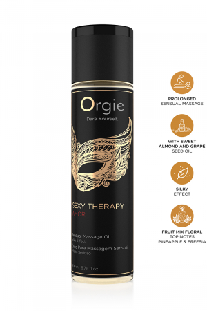 Huile De Massage Sensuelle Sexy Therapy Amor 200ml - Vibromasse