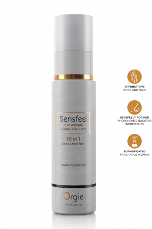 Elixir de Séduction Sensfeel 10 en 1 Pour Femme - Vibromasse