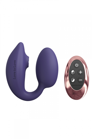Double stimulateur Wonderlover violet – Love to Love - Vibromasse