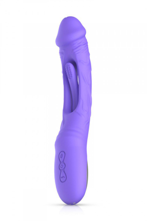 Vibro avec stimulateur de point G Flax – Good Vibes Only - Vibromasse