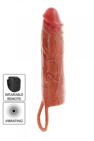 Gaine de pénis vibrante 20 cm – Toy Joy - Vibromasse
