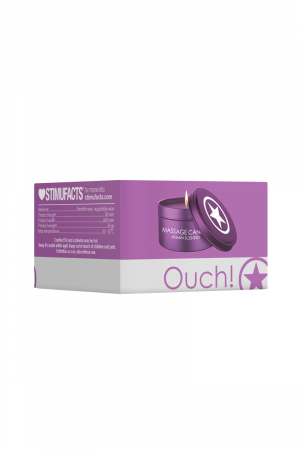 Bougie de massage Jasmin 50g – Ouch - Vibromasse