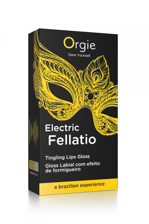 Brillant à lèvres excitant Electric Fellatio - Vibromasse