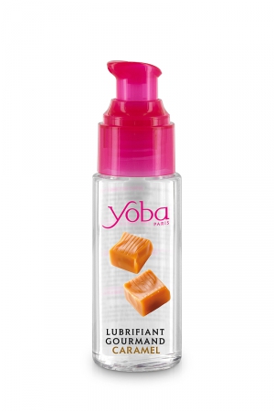 Lubrifiant parfumé caramel 50ml – Yoba - Vibromasse