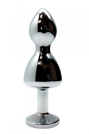 Plug bijou Lollypop transparent L – Wooomy - Vibromasse