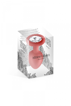 Plug bijou silicone rouge S – Hidden Eden - Vibromasse