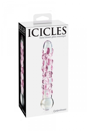 Gode verre Icicles n°07 - Vibromasse