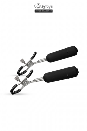 Pinces à tétons vibrantes – Easytoys Fetish Collection - Vibromasse