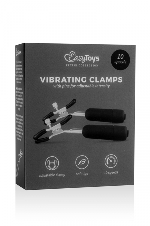 Pinces à tétons vibrantes – Easytoys Fetish Collection - Vibromasse