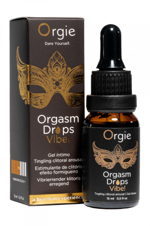 Gel d’excitation du Clitoris Orgasm Drops Vibe 15ml - Vibromasse