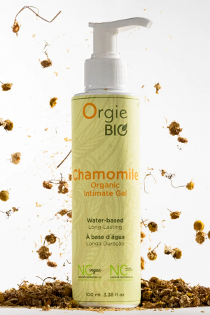 Gel Intime Bio à Base d’Eau à la camomille - Vibromasse