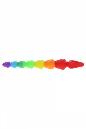 Stimulateur anal Rainbow Heart Beads – Toyjoy - Vibromasse