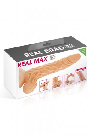 Gode ultra-réaliste 24 cm – Real max - Vibromasse