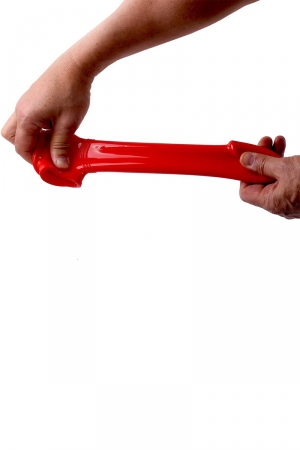 Gaine de pénis semi-réaliste rouge 19×4,5 cm – Zizi - Vibromasse