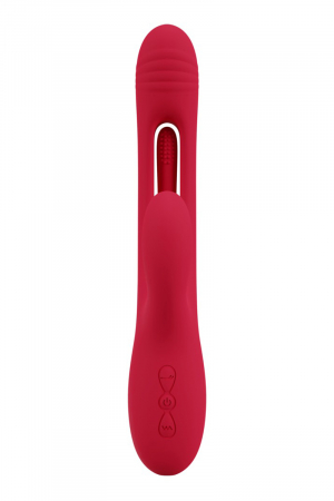 Vibro rabbit avec langue oscillante – Sweet Smile - Vibromasse