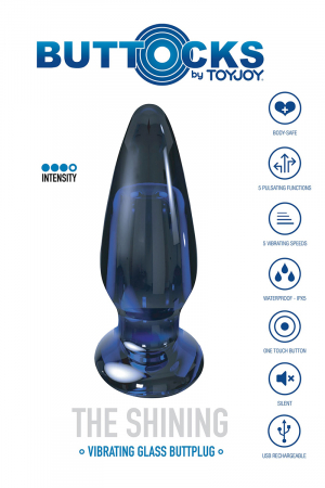 Plug vibrant en verre The Shining - Vibromasse