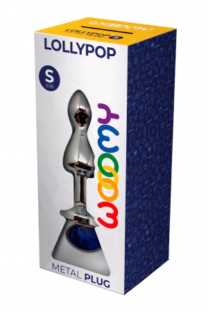 Plug bijou Lollypop bleu S – Wooomy - Vibromasse