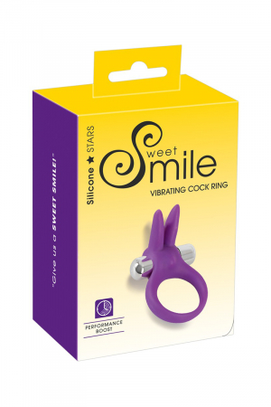 Cock ring rabbit vibrant – Sweet Smile - Vibromasse