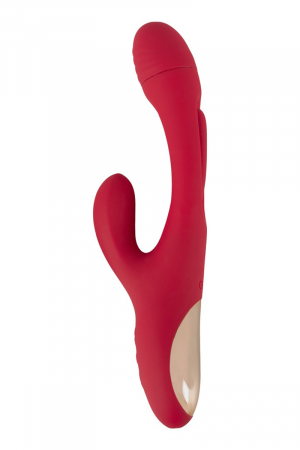 Vibro rabbit avec langue oscillante – Sweet Smile - Vibromasse