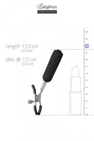 Pinces à tétons vibrantes – Easytoys Fetish Collection - Vibromasse